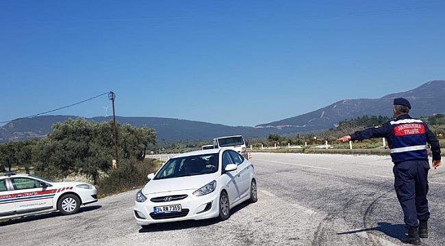 Kurallara uymayan sürücüler helikoptere yakalandı