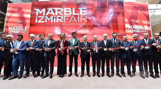 MARBLE İzmir Fuarı doğal taş sektörünü, doğal taş sektörü de fuarı büyüttü
