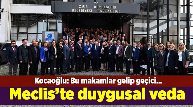 Meclis’te duygusal veda