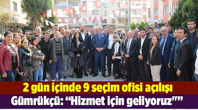 &quot;Millet için geliyoruz, hizmet için geliyoruz&quot;