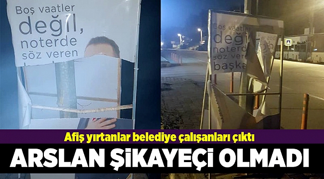 MUSTAFA ARSLAN ŞİKAYETÇİ OLMADI