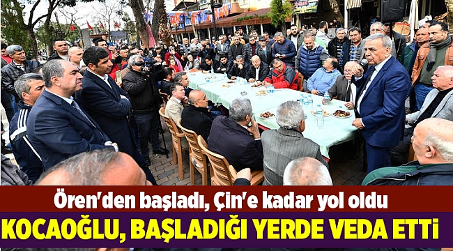 Ören'den başladı, Çin'e kadar yol oldu