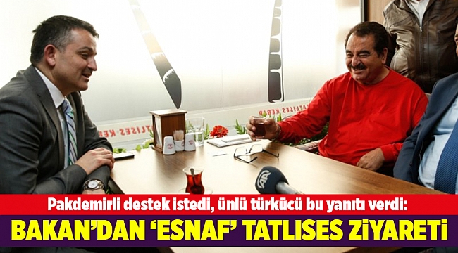 Pakdemirli'den Tatlıses'e sürpriz ziyaret