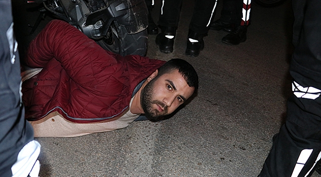 Polisten kaçan sürücü ‘Kimyon' savurup motorlu timlerden kurtulmak istedi