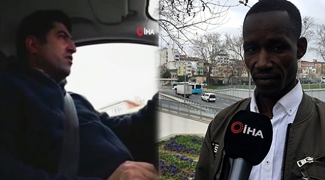 Senegalli turiste hakaret eden taksici tutuklandı