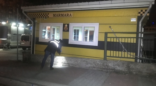 Taksi durağına silahlı saldırı