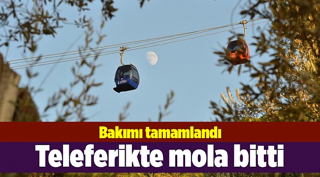 Teleferikte mola bitti