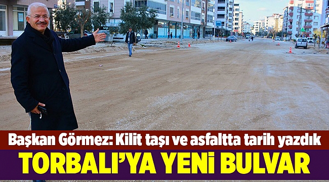 Torbalı'nın yeni bir bulvarı oluyor