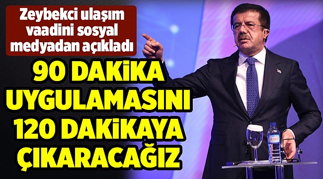Zeybekci ulaşım vaadini sosyal medyadan açıkladı