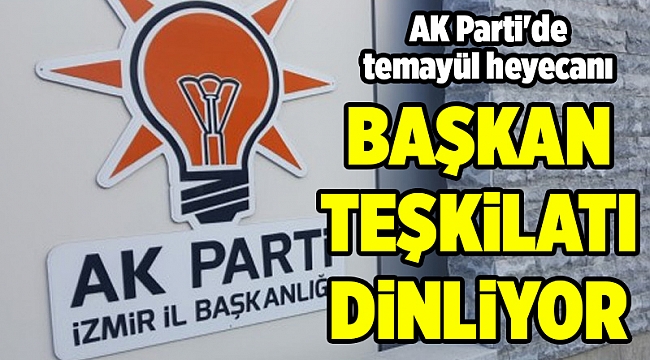 AK Parti&#039;de temayül heyecanı