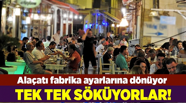 Alaçatı fabrika ayarlarına dönüyor