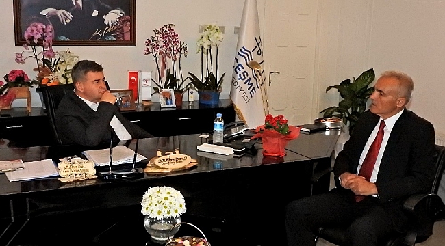 Arnavutlar'dan Başkan Oran'a nezaket ziyareti