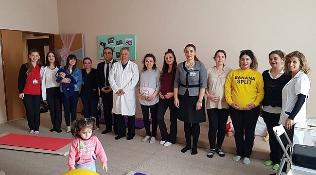 Çeşme Gebe Okulu&#039;ndan 50 anne adayı mezun oldu