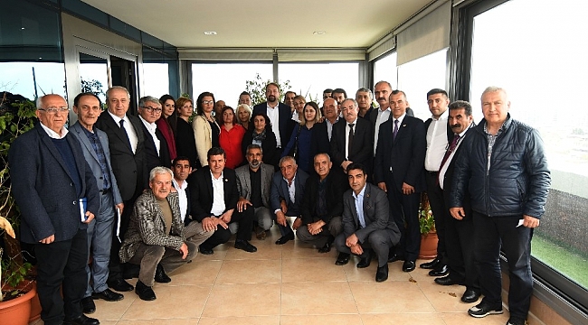 Çiğli'deki muhtarlardan güç birliği