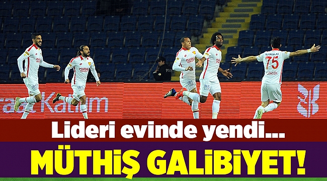 Göztepe lider Başakşehir'i 2-0 yendi