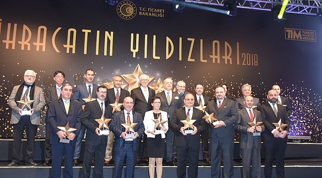 İhracatın Yıldızları ödüllerini aldı