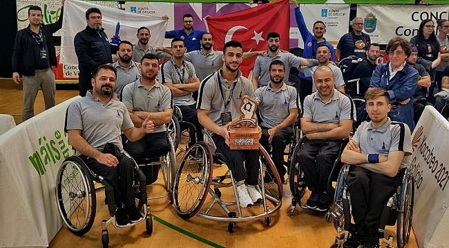İzmir Tekerlekli Sandalye Basketbol Takımı Avrupa 3.'sü oldu