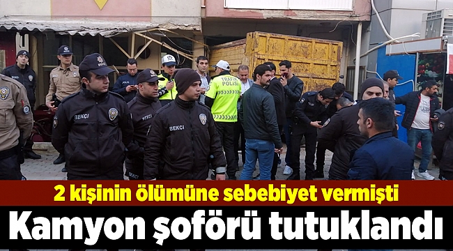 Kahvehaneye dalan kamyonun şoförü tutuklandı