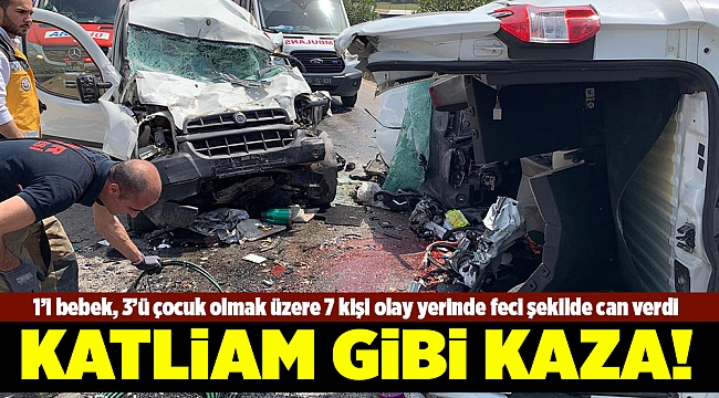 KATLİAM GİBİ KAZA!