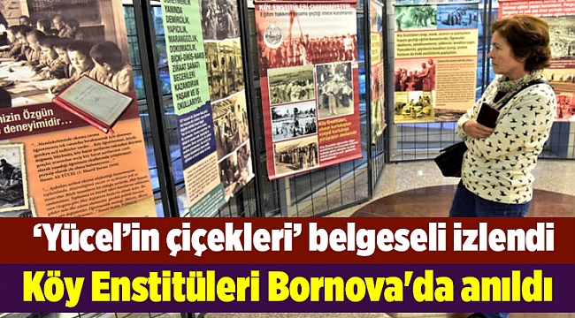 Köy Enstitüleri Bornova'da anıldı