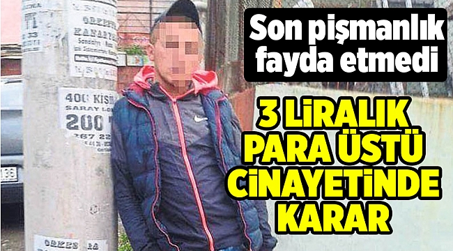 Market cinayetinde ceza yağdı