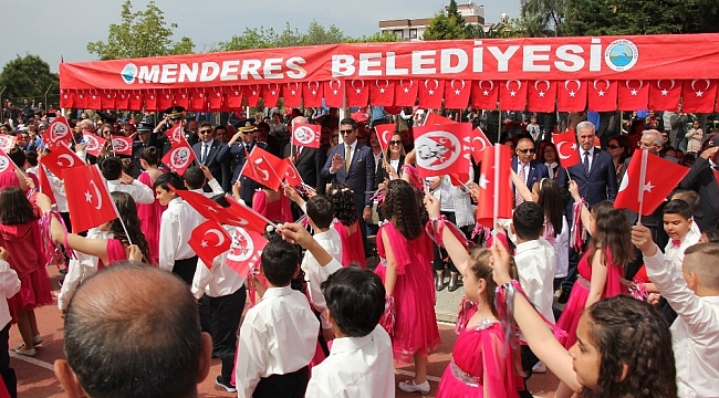 Menderes'te 23 Nisan Coşkusu