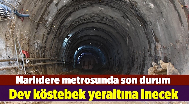Metro için dev köstebek yeraltına inecek