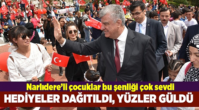 Narlıdereli çocuklar bu şenliği çok sevdi