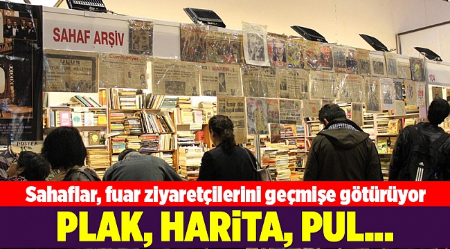 Sahaflar, fuar ziyaretçilerini geçmişe götürüyor