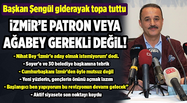 Şengül istifasını duyurdu