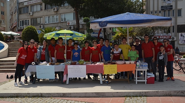 Spor kulübünden kanserli çocuklar yararına kermes