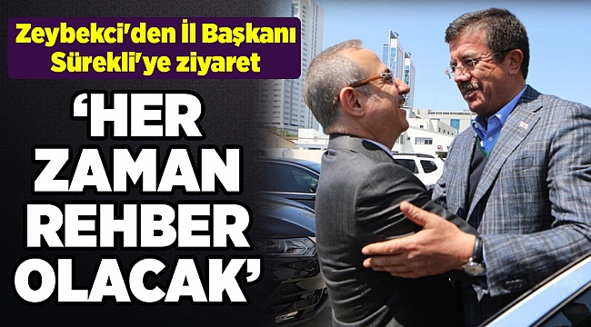 Zeybekci'den İl Başkanı Sürekli'ye ziyaret