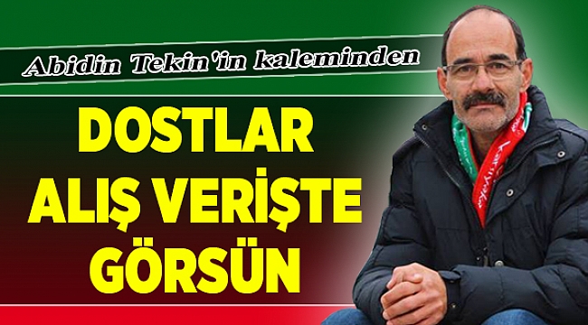 Abidin Tekin Yazdı...