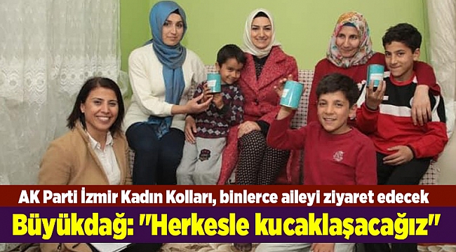AK Parti İzmir Kadın Kolları, Ramazan ayında 10 bin 492 aileyi ziyaret edecek