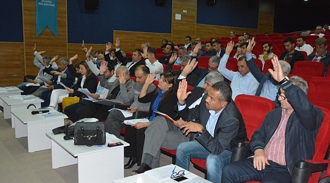 Aliağa Belediyesi Mayıs Ayı Olağan Meclis toplantısı yapıldı