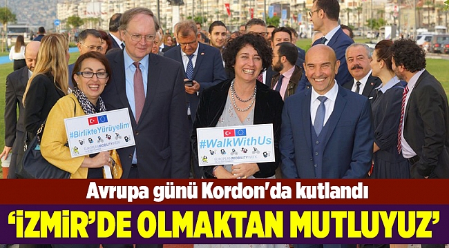 Avrupa günü Kordon&#039;da kutlandı