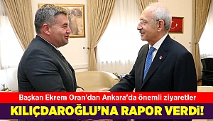 Başkan Ekrem Oran'dan Ankara'da önemli ziyaretler