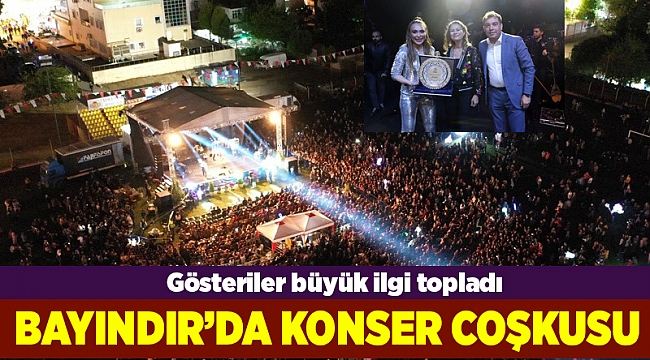 Bayındır&#039;da Ziynet Sali rüzgarı esti