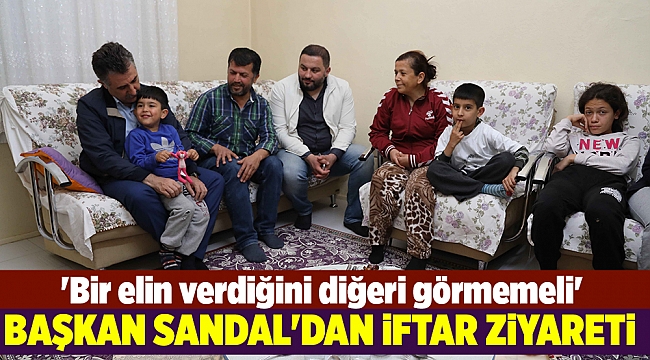'Bir elin verdiğini diğeri görmemeli'