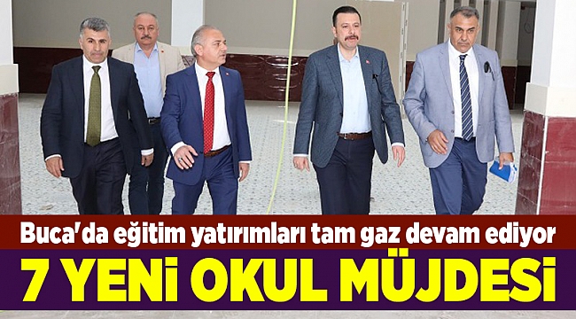 Buca&#039;da eğitim yatırımları tam gaz devam ediyor