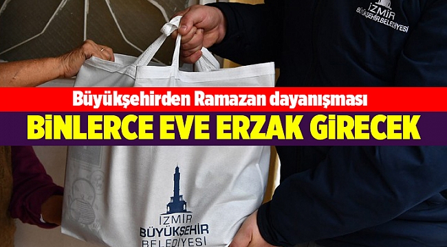 Büyükşehirden Ramazan dayanışması