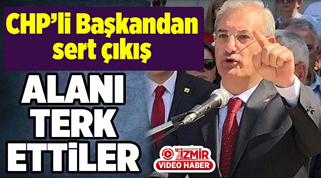 CHP’li Başkandan sert çıkış