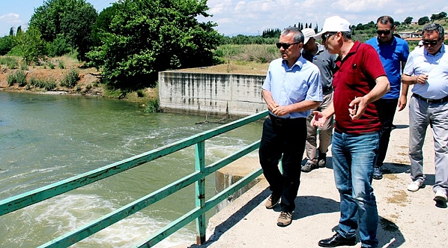 DSİ Müdürü Eker, projeleri yerinde inceledi