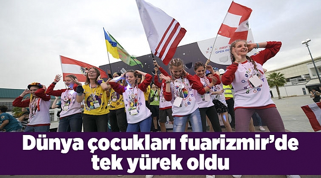 Dünya çocukları fuarizmir'de tek yürek oldu