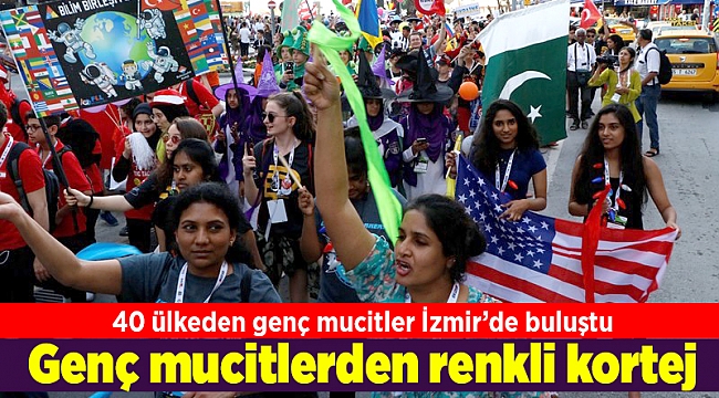 Genç mucitlerden renkli kortej