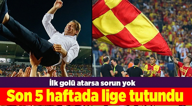 Göztepe, son 5 haftada lige tutundu