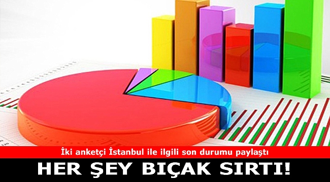 İki anketçi İstanbul ile ilgili son durumu paylaştı: Her şey bıçak sırtı