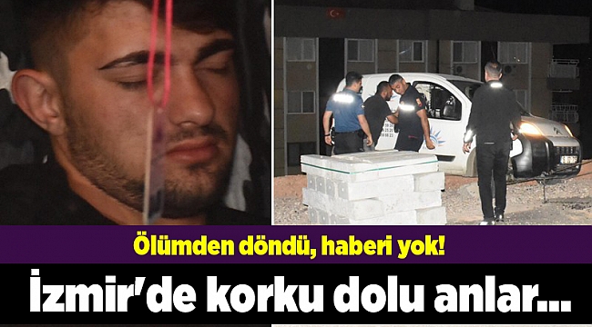 İzmir'de korku dolu anlar...