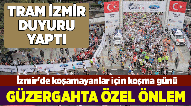 İzmir'de koşamayanlar için koşma günü