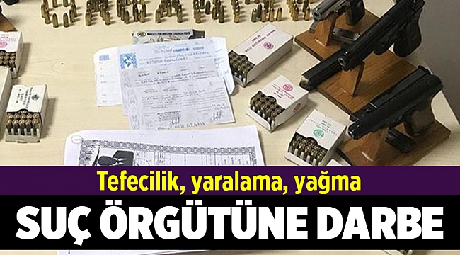 İzmir'de suç örgütü operasyonu
